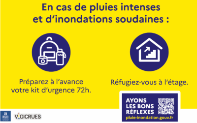 Pour faire face aux risques d’inondation : ayons les bons réflexes !