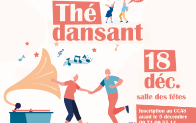 Thé dansant du CCAS : inscrivez-vous avant le 5 décembre