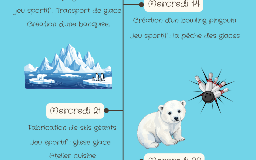 Planning des mercredis de janvier maternelle