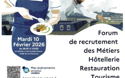 JOB DATING HOTELLERIE RESTAURATION TOURISME – AIX EN PROVENCE LE 10/02/2026 – MES EVENEMENTS EMPLOI FRANCE TRAVAIL