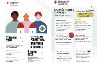 FORMATION CROIX ROUGE AIX EN PROVENCE – JPO LE SAMEDI 31 JANVIER 2026 DE 10H A 16H